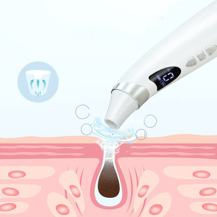 Electric Blackhead Remover with Visual Camera – Deep Pore Vacuum Cleaner & Suction Tool