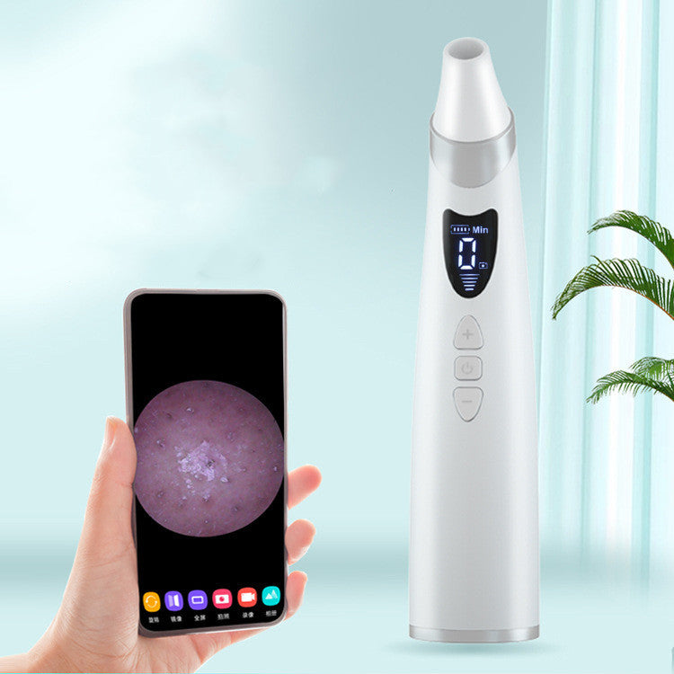 Electric Blackhead Remover with Visual Camera – Deep Pore Vacuum Cleaner & Suction Tool