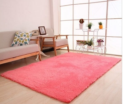 Fluffy Velvet Area Rug – Soft Non-Slip Carpet for Living Room, Bedroom & Kitchen