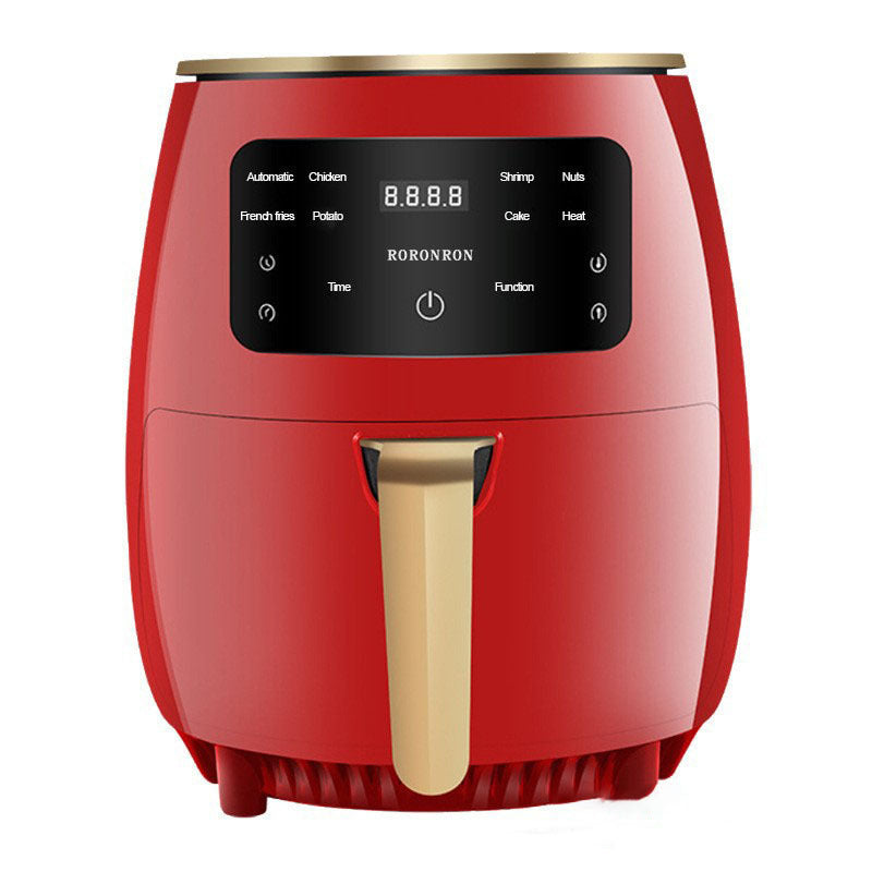 Smart Touch Air Fryer – 1400W Stainless Steel Electric Fryer with Auto Power-Off