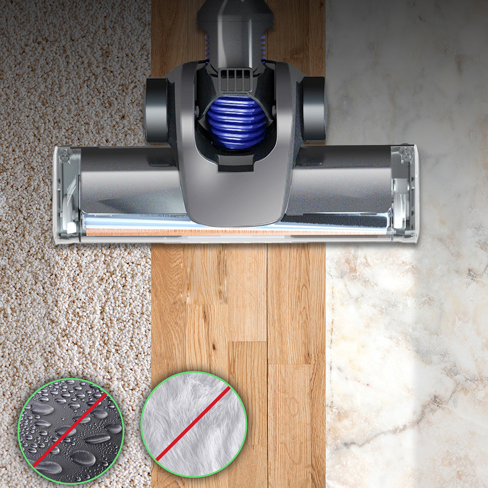 Handheld Wireless Vacuum Cleaner – Foldable Tube, 2-Speed Suction, LED Light