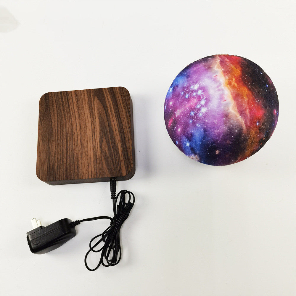 Magnetic Levitation Galaxy Moon Lamp – Floating Decorative Light