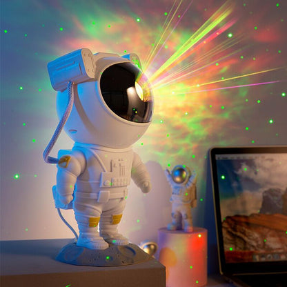 Astronaut Galaxy Projector Night Light – Starry Sky LED Lamp with Remote & Timer