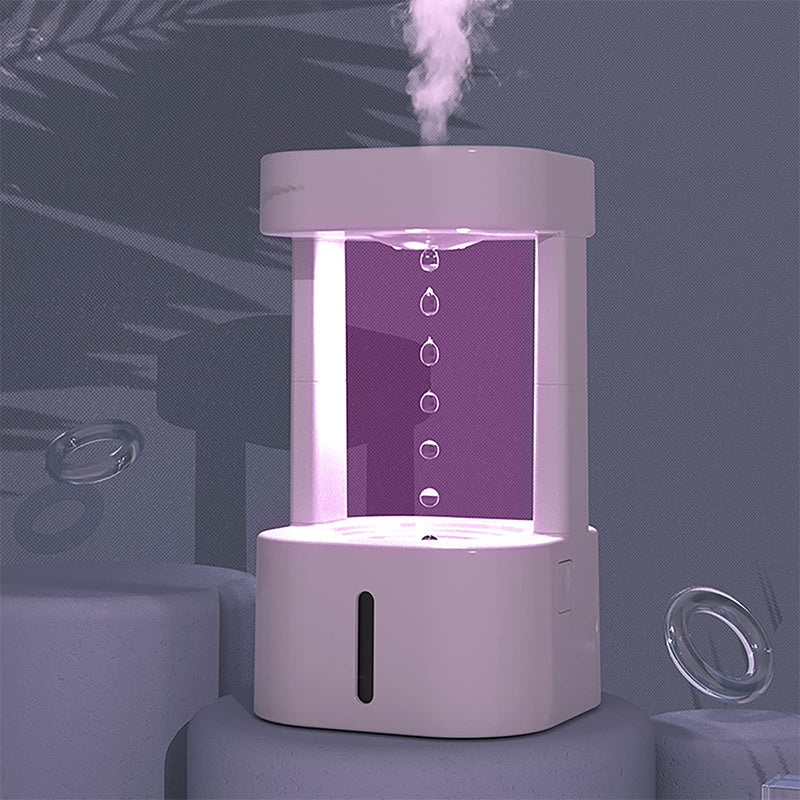 Anti-Gravity Humidifier – 580ML USB Mist Maker for Home & Office