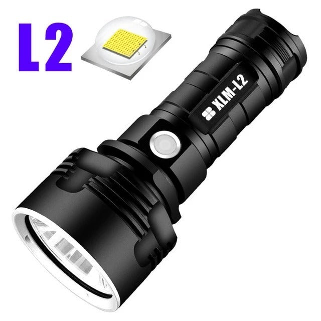 Rechargeable Super Bright LED Flashlight – Zoomable Outdoor Torch