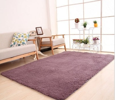 Fluffy Velvet Area Rug – Soft Non-Slip Carpet for Living Room, Bedroom & Kitchen