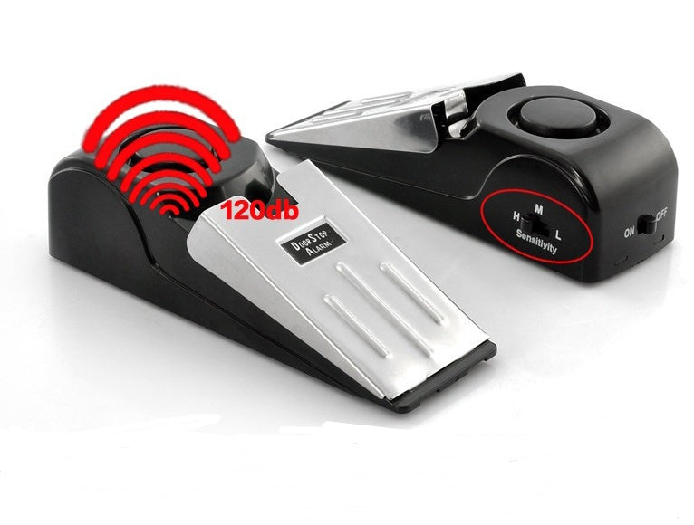 Door Stop Alarm with Vibration Sensor – Anti-Theft Safety Device for Home, Office & Travel