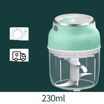 Mini Electric Garlic Chopper – USB Rechargeable Food Cutter & Grinder