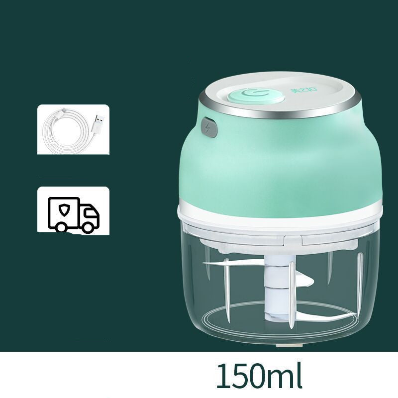 Mini Electric Garlic Chopper – USB Rechargeable Food Cutter & Grinder