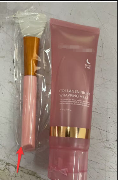 Collagen Night Wrapping Mask – Firming & Hydrating Peel-Off Skincare Treatment