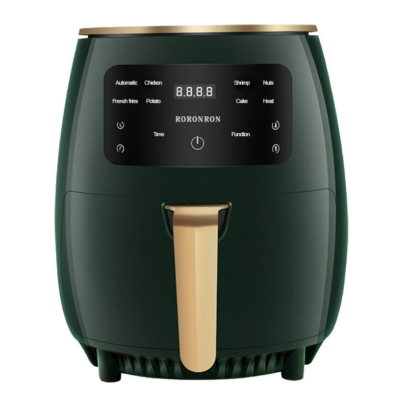 Smart Touch Air Fryer – 1400W Stainless Steel Electric Fryer with Auto Power-Off