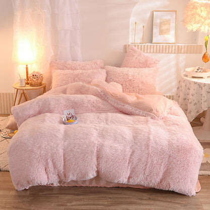 Luxury Fluffy Fleece Duvet Cover Set – Ultra Soft Winter Bedding for Queen & King Beds