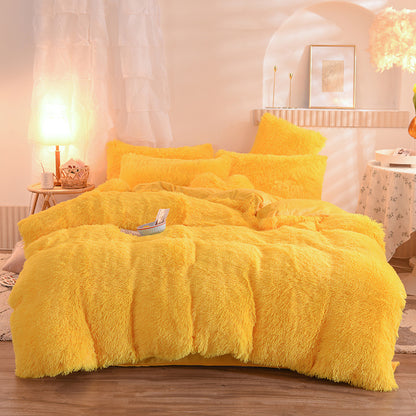 Luxury Fluffy Fleece Duvet Cover Set – Ultra Soft Winter Bedding for Queen & King Beds