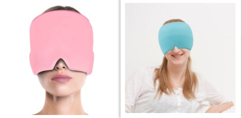 Ice Headache Relief Gel Eye Mask – Cold Therapy for Migraine & Puffy Eyes