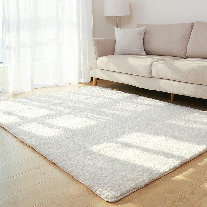 Fluffy Velvet Area Rug – Soft Non-Slip Carpet for Living Room, Bedroom & Kitchen