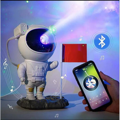 Astronaut Galaxy Projector Night Light – Starry Sky LED Lamp with Remote & Timer