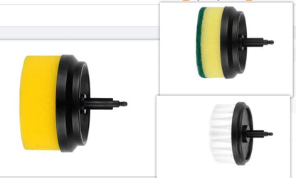 Electric Cleaning Brush – USB Rechargeable, 3-Speed, Multiple Brush Heads