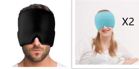 Ice Headache Relief Gel Eye Mask – Cold Therapy for Migraine & Puffy Eyes