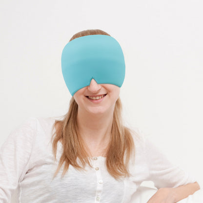 Ice Headache Relief Gel Eye Mask – Cold Therapy for Migraine & Puffy Eyes