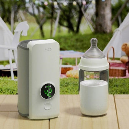 Portable USB Baby Bottle Warmer – Constant Temperature, Wireless & Rechargeable