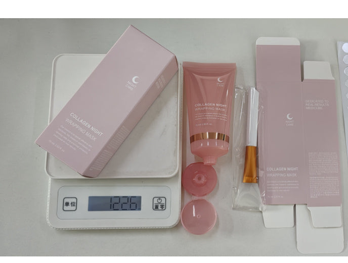 Collagen Night Wrapping Mask – Firming & Hydrating Peel-Off Skincare Treatment