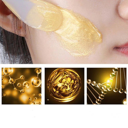Gold Foil Snail Tear-Off Face Mask – 50g Hydrating & Brightening Skincare