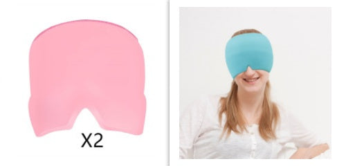 Ice Headache Relief Gel Eye Mask – Cold Therapy for Migraine & Puffy Eyes