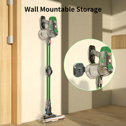 Handheld Wireless Vacuum Cleaner – Foldable Tube, 2-Speed Suction, LED Light