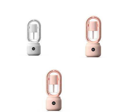 Portable Bladeless Mist Fan – USB Rechargeable Air Cooler