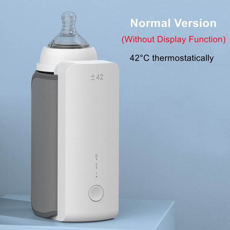 Portable USB Baby Bottle Warmer – Constant Temperature, Wireless & Rechargeable