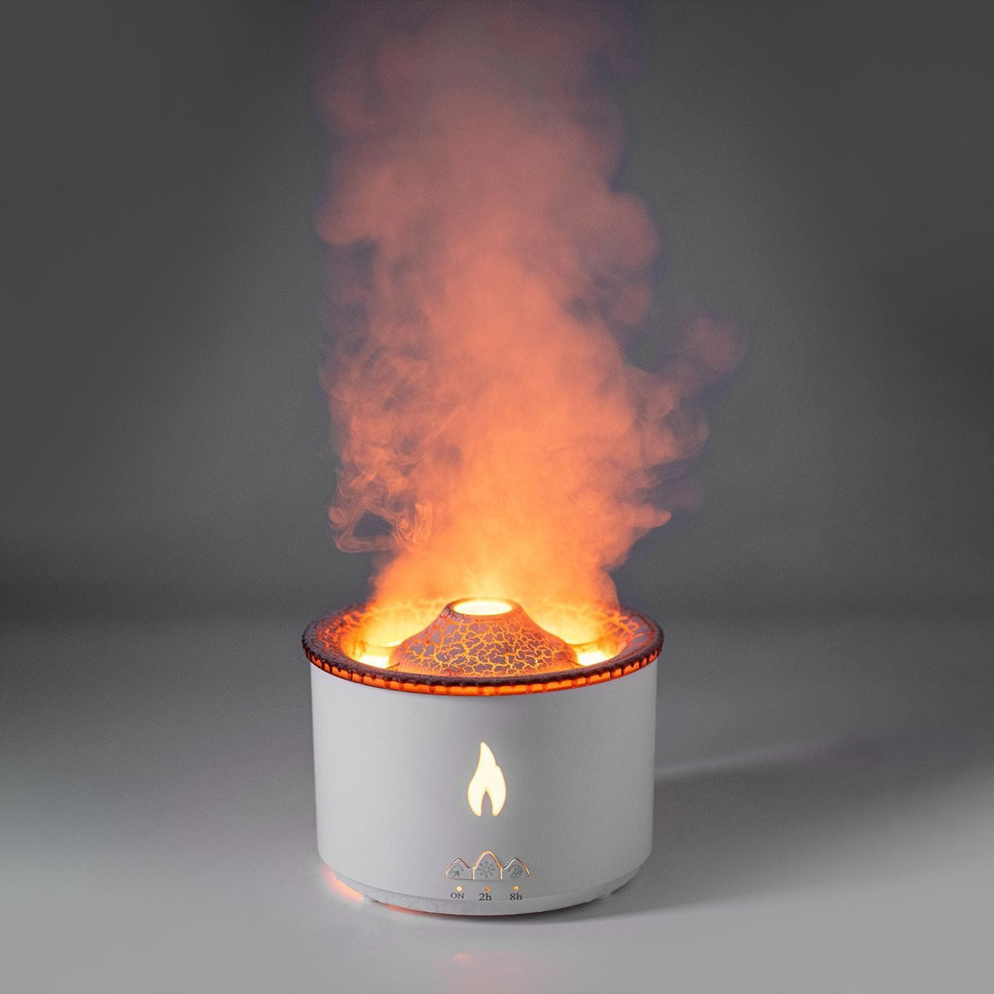 Volcano Flame Jellyfish Essential Oil Diffuser – Ultrasonic Humidifier with LED Mist & Remote