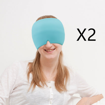 Ice Headache Relief Gel Eye Mask – Cold Therapy for Migraine & Puffy Eyes