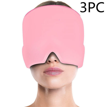 Ice Headache Relief Gel Eye Mask – Cold Therapy for Migraine & Puffy Eyes