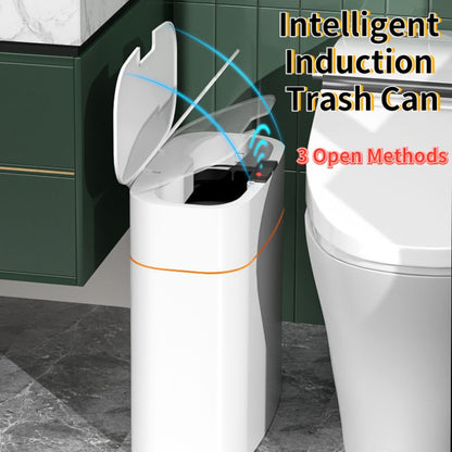 Smart Induction Trash Can with Lid – Automatic Sensor Bin for Kitchen, Bedroom, Living Room & Car