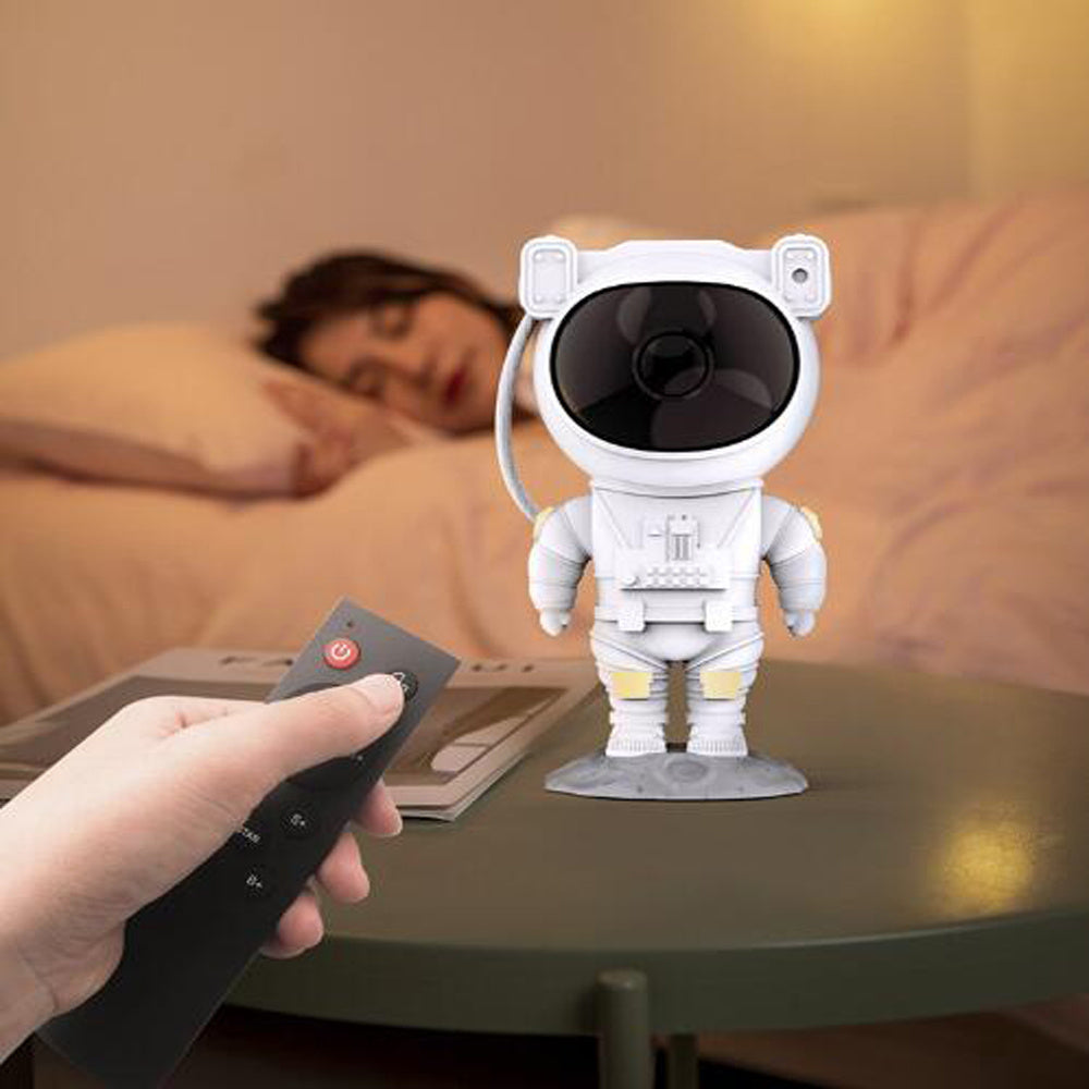 Astronaut Galaxy Projector Night Light – Starry Sky LED Lamp with Remote & Timer