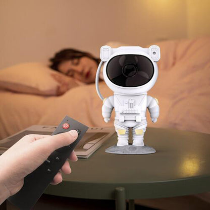 Astronaut Galaxy Projector Night Light – Starry Sky LED Lamp with Remote & Timer