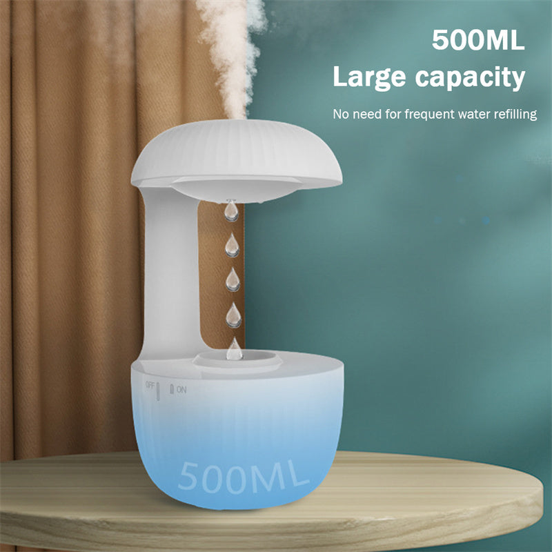 Anti-Gravity Air Humidifier – Silent Cool Mist Maker with Levitating Water Drops