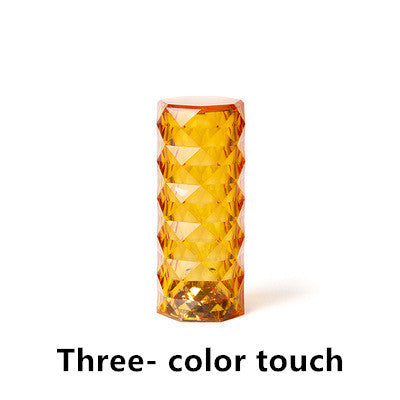 Crystal Touch Lamp – USB Rechargeable 16-Color Night Light