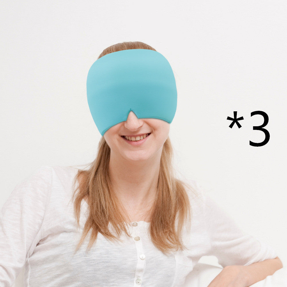 Ice Headache Relief Gel Eye Mask – Cold Therapy for Migraine & Puffy Eyes
