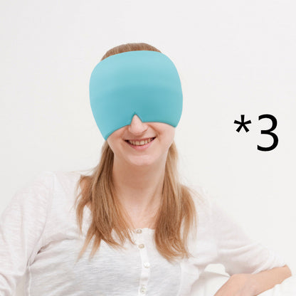Ice Headache Relief Gel Eye Mask – Cold Therapy for Migraine & Puffy Eyes