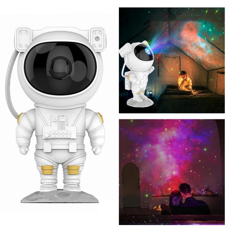 Astronaut Galaxy Projector Night Light – Starry Sky LED Lamp with Remote & Timer