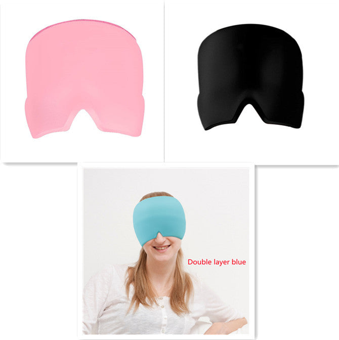 Ice Headache Relief Gel Eye Mask – Cold Therapy for Migraine & Puffy Eyes