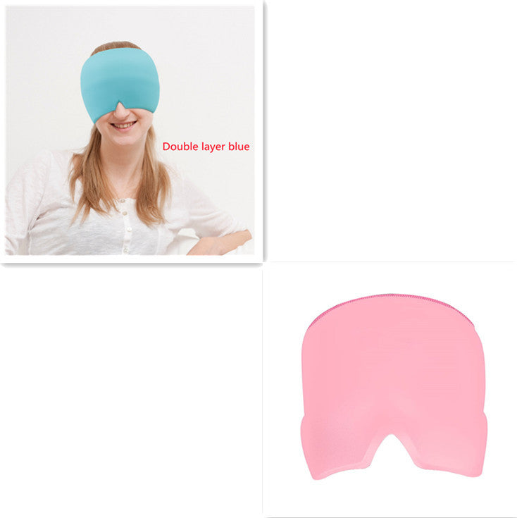 Ice Headache Relief Gel Eye Mask – Cold Therapy for Migraine & Puffy Eyes