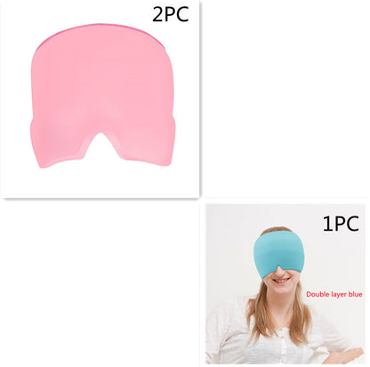 Ice Headache Relief Gel Eye Mask – Cold Therapy for Migraine & Puffy Eyes