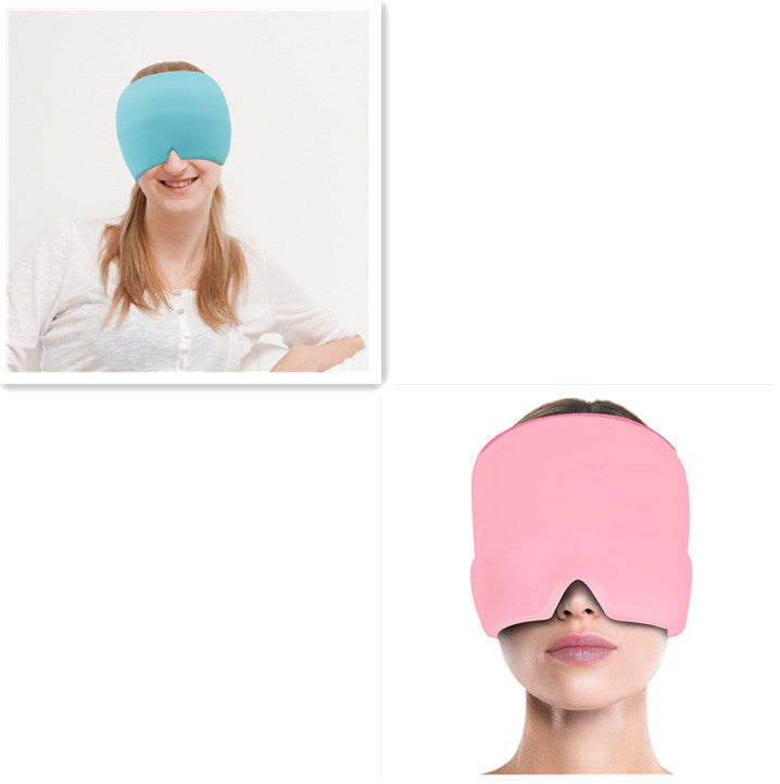 Ice Headache Relief Gel Eye Mask – Cold Therapy for Migraine & Puffy Eyes