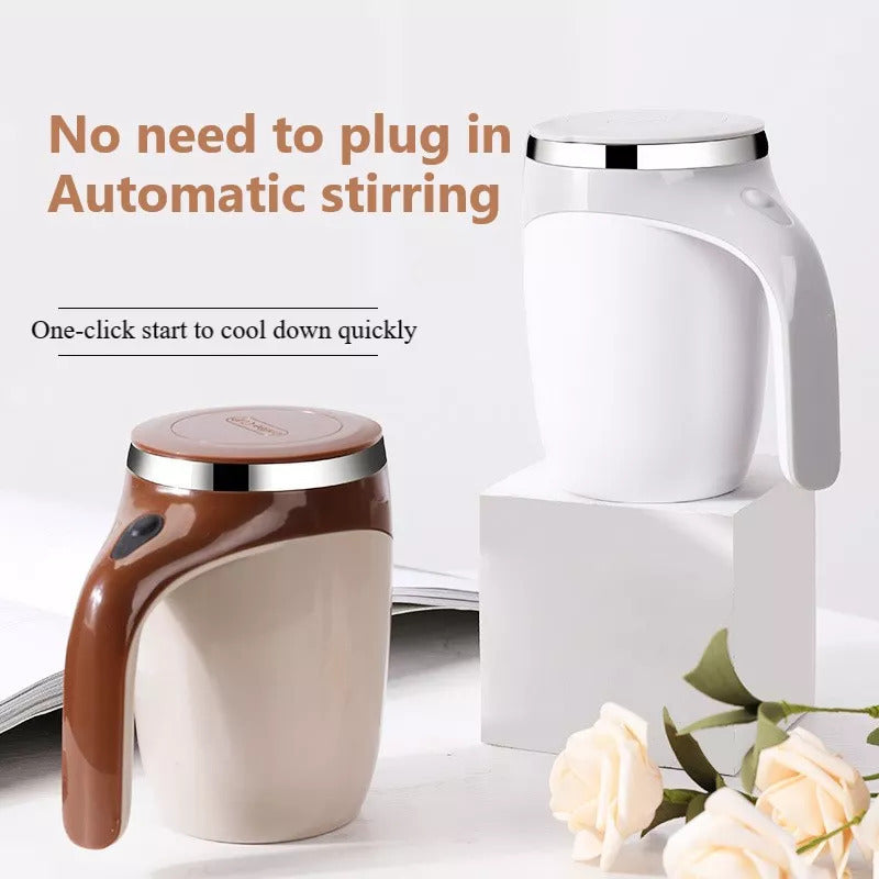 Automatic Magnetic Stirring Mug – Rechargeable Self-Mixing Coffee Cup