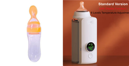 Portable USB Baby Bottle Warmer – Constant Temperature, Wireless & Rechargeable