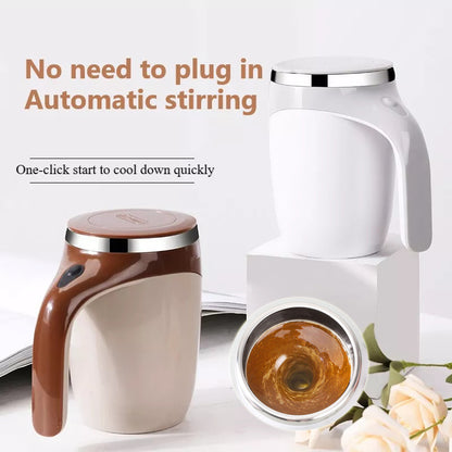 Automatic Magnetic Stirring Mug – Rechargeable Self-Mixing Coffee Cup