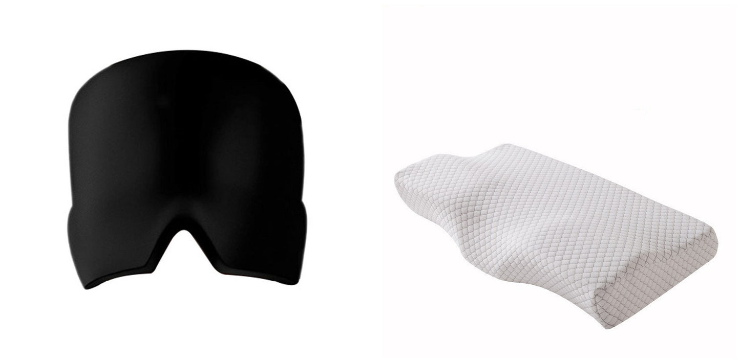 Ice Headache Relief Gel Eye Mask – Cold Therapy for Migraine & Puffy Eyes