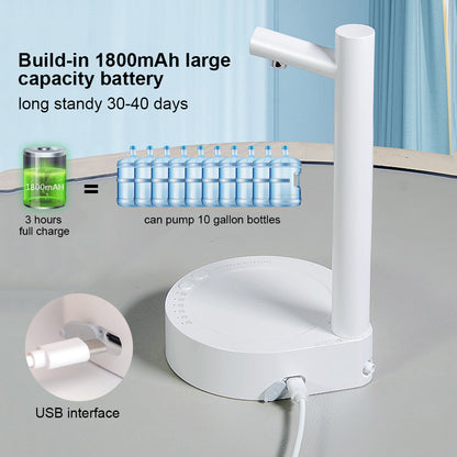 Electric Water Dispenser – USB Rechargeable Desk Pump for Gallon Bottles